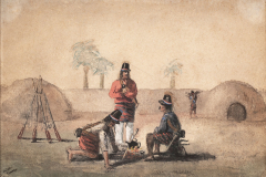 Campamento en Humaitá, 1878