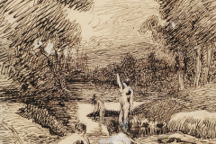 Ninfas bañándose, 1910