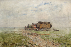 Paisaje con carretas, 1901