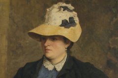 Retrato de la esposa del pintor (Mattea Vidich de Sívori), 1906